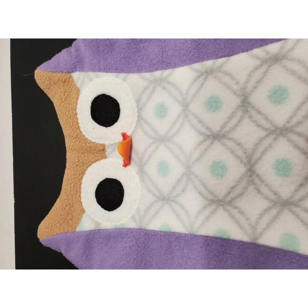 Purple Owl with LOTS of pull tabs flat lovee plush